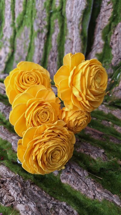 SOLA SHOE FLOWER GIALLO
